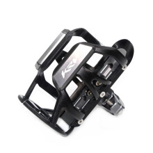 Motorcycle Cup Holder for KYMCO KRV180 2021, Adjustable Aluminum Drink Holder, Titanium Color