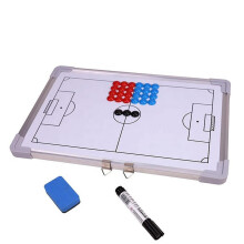 Portable Football Tactics Board Soccer Coaching Whiteboard Magnetic Markers For Game Strategies