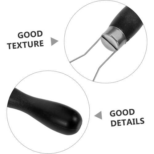 Button Hook Dressing Aid Tool for Seniors with Ergonomic Handle, Quick Snap Fastener, 10pcs Black 1