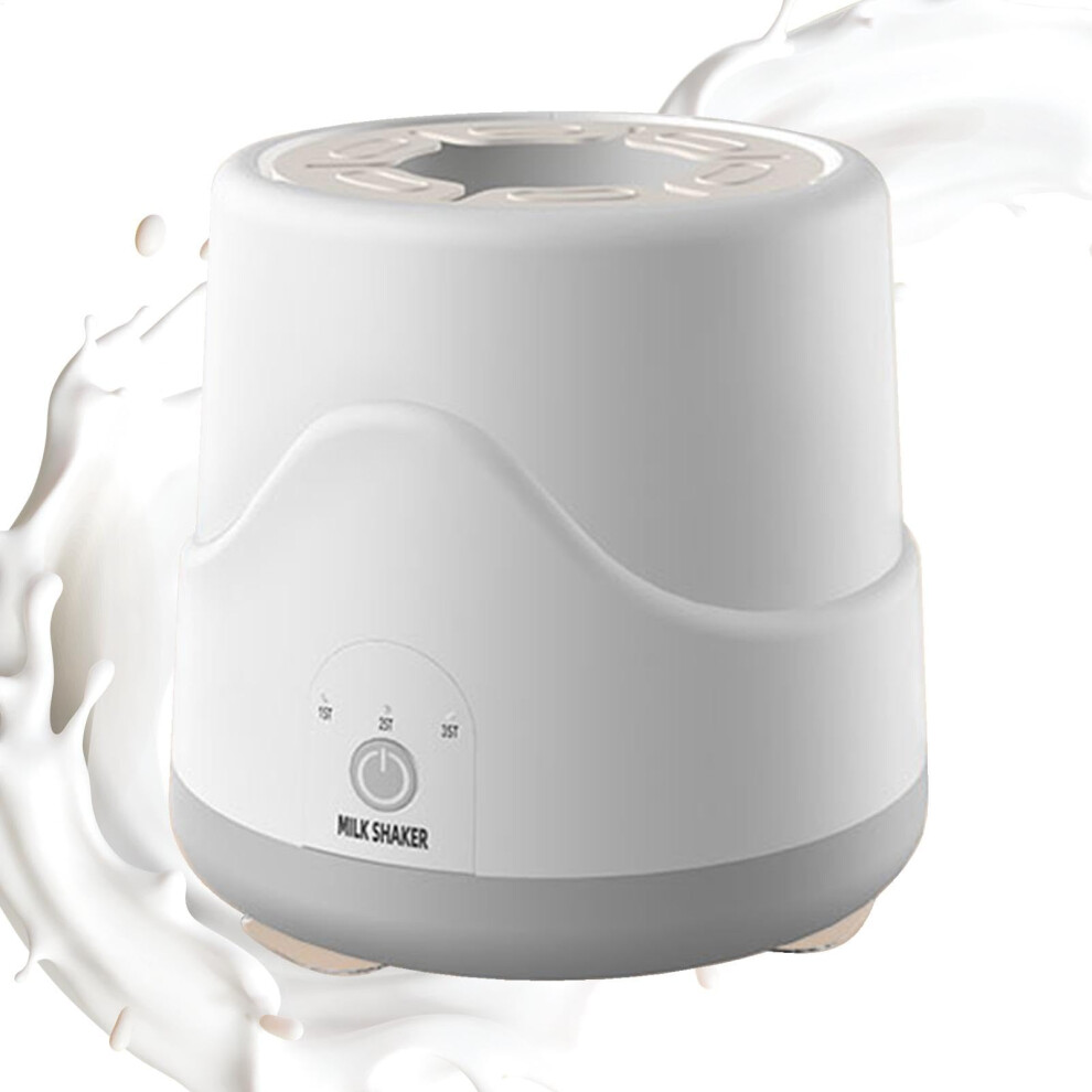 Baby Milk Bottle Shaker Electric Mixer, Rechargeable Non-Slip Formula Blender For Travel, And Color Options White/Pink