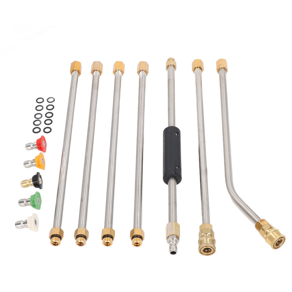 High Pressure Power Washer Extension Wand Set 4000Psi With 5 Nozzle Tips 4931375087463