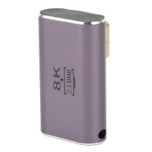 Pravouhlý dizajn HDMI adaptéra, strieborný štít chráni pred rušením, vysokorýchlostný prenos podporuje ultra vysokú šírku pásma pre