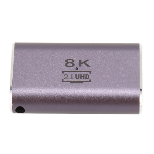 Προσαρμογέας HDMI με σχεδιασμό δεξιάς γωνίας, ασημί περίβλημα θωράκισης που 1