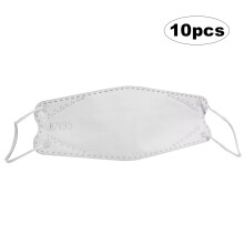 Disposable Face Mask 3D Design Breathable Fabric 4 Ply Protective Design With Adjustable Nose Bridge Skin Friendly Lightweight Comfort Fit