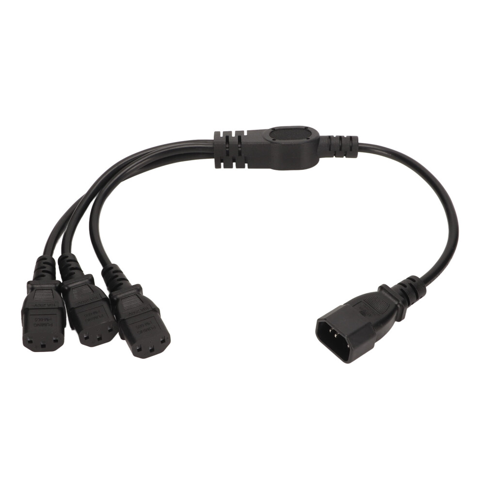 Power Splitter Cord, Saves Space And Reduces Clutter, Durable Plug Adapter Cable For Pcs, Monitors, Scanners, Printers (1Pc) 9012494768022