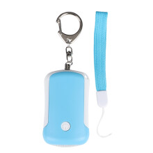 Multifunctionele sleutelhanger met veiligheidsgadget, LED-zaklamp met vergrendelingsschakelaar, 125 dB alarmgeluid, compact apparaat van