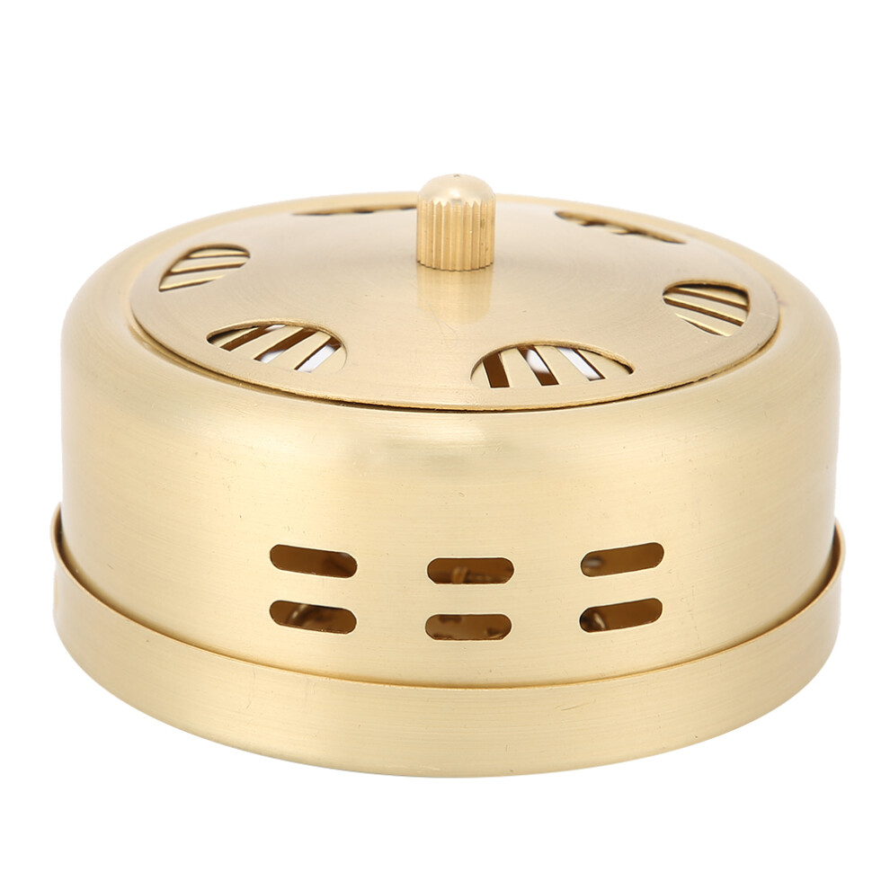 Adjustable Ventilation Moxibustion Device with Copper Build, Portable Moxa Stick Burner Holder for Home Therapy and Salon Applications, Supports