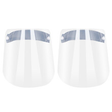 Full Face Coverage Safety Shield, Splash And Fog Resistant Window Transparent Protective Visor With Adjustable Headband For Healthcare Workers And