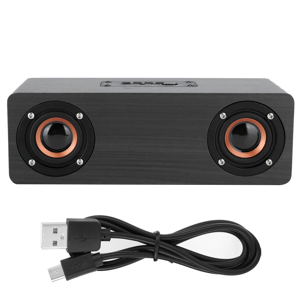 Wireless Dual Loudspeakers With 3D Surround Sound, Bluetooth Speaker Featuring Superior Sound Quality Retro Design Rechargeable Bass Effect Led Digita 9176269373658