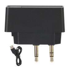 Kabelloser Audioadapter für Heimstereoanlagen, Bluetooth-Empfänger mit NFC-Funktion und 3,5-mm-AUX-Ausgang, USB-Treiber und TF-Kartenkompatibel.