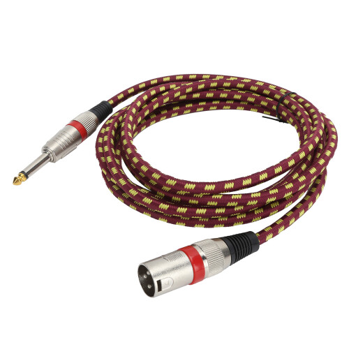 Microphone Cable for Live Performance, Balanced Interconnect with Heavy-Duty Connectors (10FT) 1