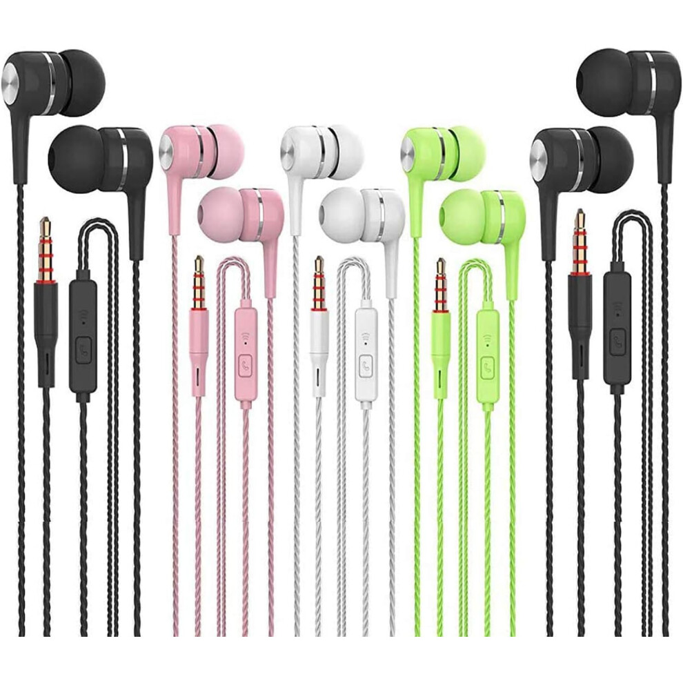 Bulk Earbuds Headphones, Ergonomic Design Ensures Comfortable Wear, Noise Isolating For Clear Sound, Microphone For Hands-Free Calling, Compatible Wit 9176269299156
