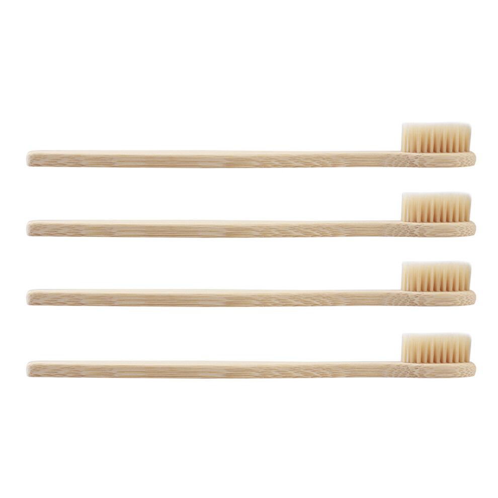 Sustainable Compostable Bamboo Toothbrushes With Soft Bristles And Lightweight Design, Eco Friendly Ergonomic Oral Care Brush Ideal For Travel And