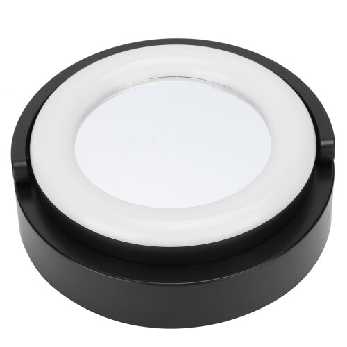 Selfie Ring Light With Storage Base 3 Lighting Tones Foldable Portable Angle Adjustable Dimmable Light Universal Rotatable Phone Holder For Live Strea 2
