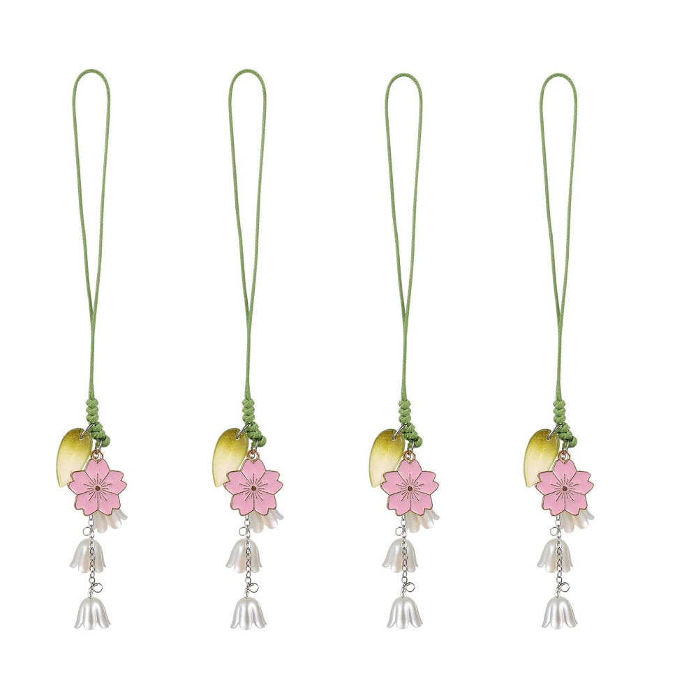 Cute Astronaut Phone Charm With Secure Wrist Lanyard, 2Pcs Keychain Pendant For Phones Pink 9199774516655