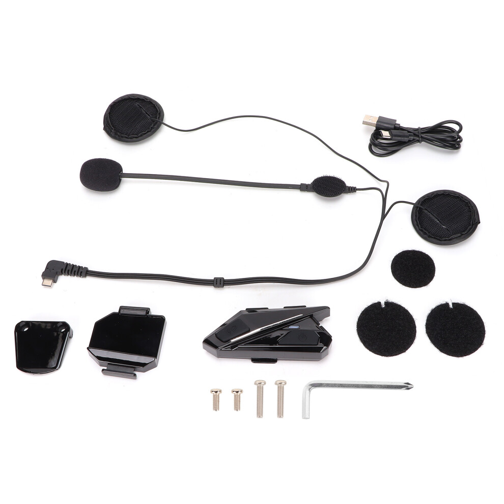 Ultrathin Waterproof Motorcycle Helmet Bluetooth Headset 450Mah 4141383253525
