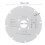 Lama diamantata brasata 100x20x15mm Argento A 6