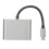 Πολυθυρικός διανομέας USB C από αλουμίνιο, θύρα φόρτισης 4K HDMI VGA USB3.0 και PD με καθαρή 5