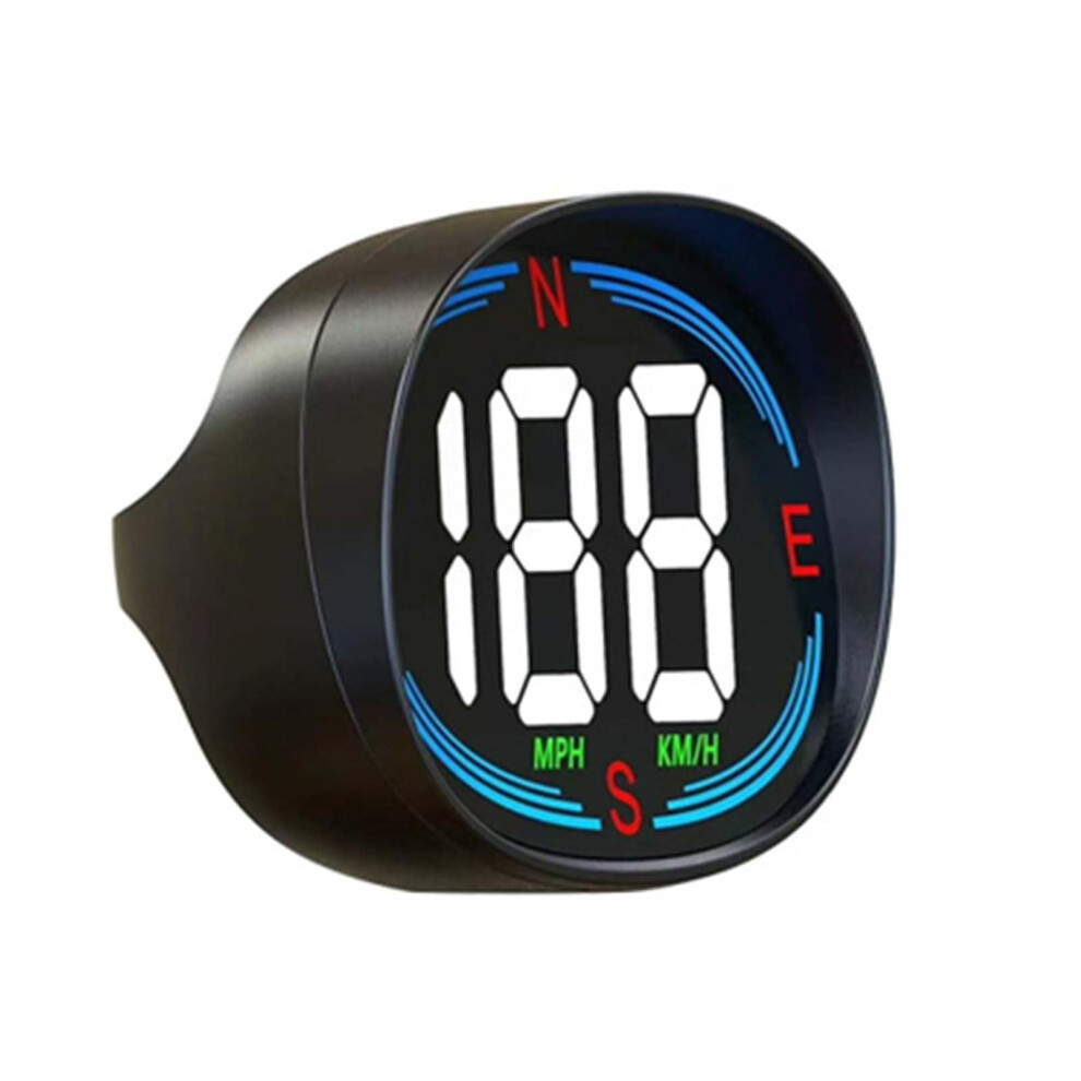 Gps Speedometer Car Hud Display With Realtime Speed Alert, Led Compass, Usb Powered 9382693233684