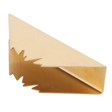 Triangular Stainless Steel Tissue Rack for Home & Hospitality Use Gold Finish