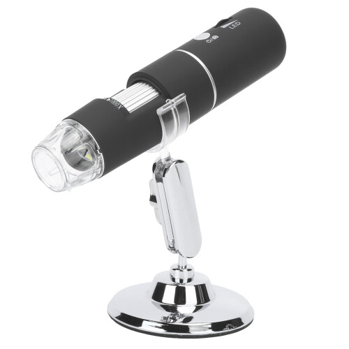Microscope numérique sans fil pour une utilisation manuelle, caméra d'inspection HD portable avec batterie rechargeable, éclairage LED réglable 2