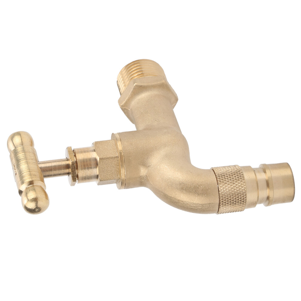 Forged Brass Spiral Water Faucet G1/2In Inwall Pipe Switch 15Mm 4201378716920