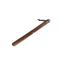 Wooden Shoe Horn for Kids Ergonomic Short Handle Portable Travel Friendly AllShoe Compatibility