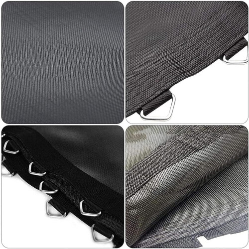 10ft Round Trampoline Mat with 60 Buckles and THook,  Elastic Durable PP Replacement Pad 2
