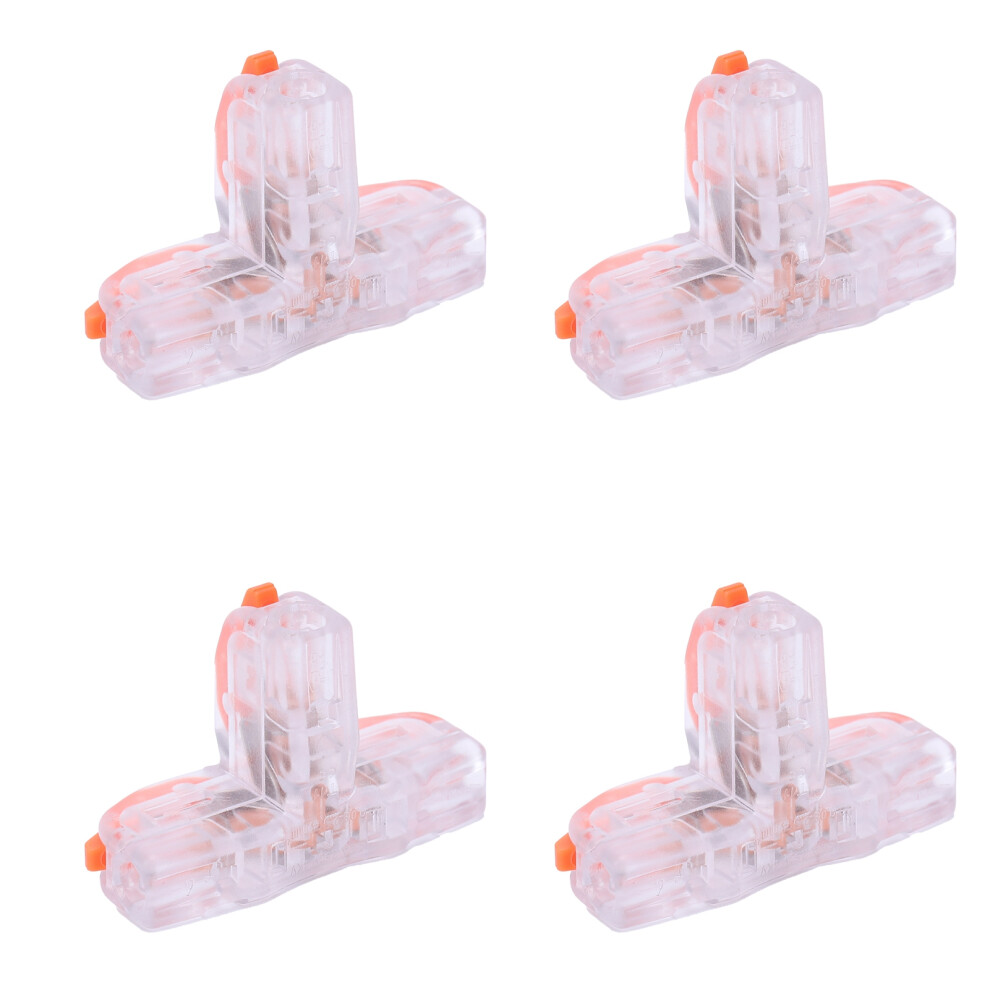 20Pcs Transparent T-Shaped Quick Terminal Block Wire Connector Splt1, 250V 32A 8751378720817