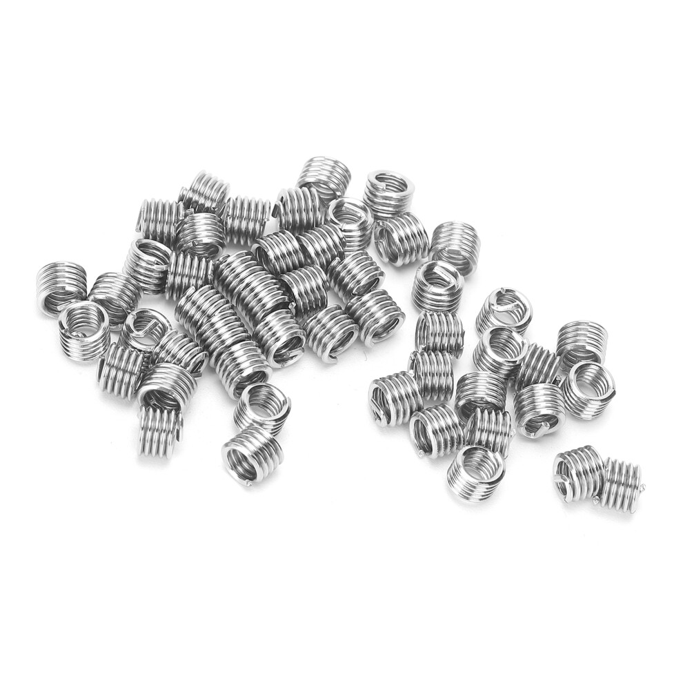 50Pcs Wire Thread Insert Screw Bushing Us Units 10Â24X1.5d Repair Tool 9491378721375