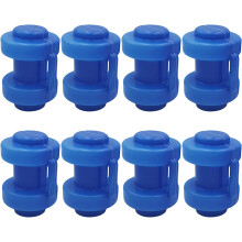 Trampoline Pole Caps 8 Pack Blue Protective End Caps for Safety Net Poles Universal Fit Durable