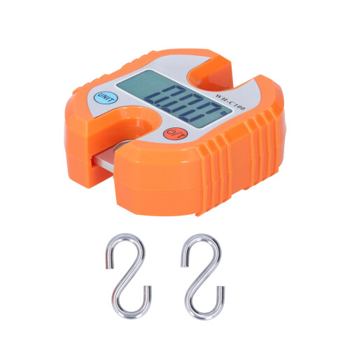 Mini Crane Scale Hook 150kg Double Accuracy Display Orange 1