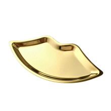 2 STKS RVS Lipvormige Sieraden Lade Thuis Cosmetica Metalen Lade Vrouwelijke Sieraden Opbergvak Decoratief, een