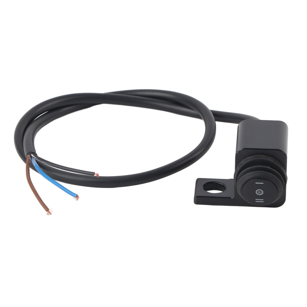 Handlebar Toggle Switch For Motorcycle 12V Electrical System Waterproof Universal Fit Cnc Aluminum Alloy Handlebar Switch Plug N Play On Off Light 9358999939261
