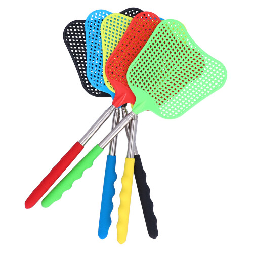 Plantain Shaped Fly Swatter Set with PVC Handle for All Environments 2