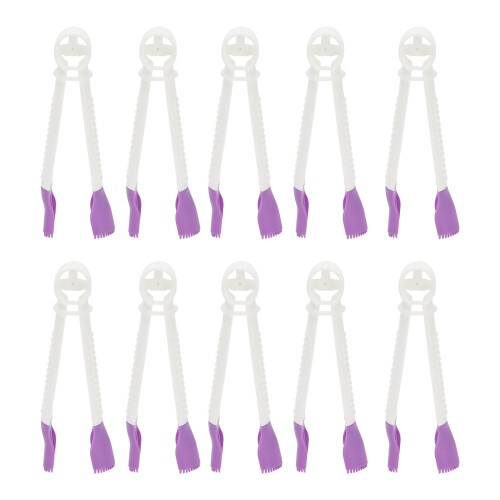 10PCS Cake Lace Clip Edging Mold, Plastic Baking Tool, 10x2cm 1