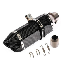 51mm Motorcycle Exhaust Muffler Pipe for Honda CB400 CB650 Racing Performance with Noise Reducer