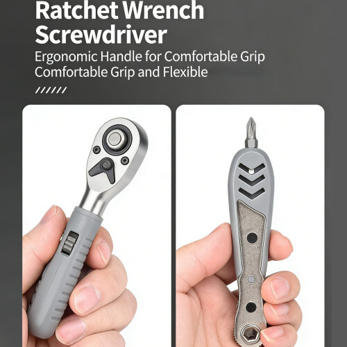 Ratschenschraubendreher-Set inklusive magnetischem 2
