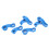 Universal Car Fuel Line Disconnect Tool Set 7pcs Angled ABS Plastic Durable 6