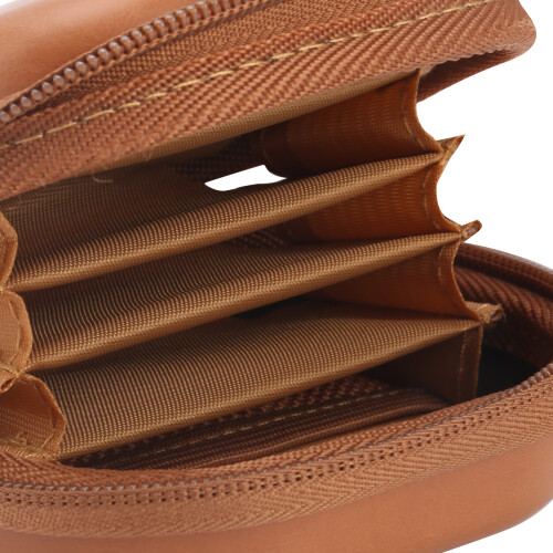 Circular Lens Filter Protector Storage Case for 82mm Filters, PU Leather 2