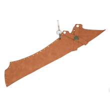 Carquois en cuir pour flèche d'arc, capacité de 20 flèches, marron, léger, 175 g