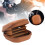 Circular Lens Filter Protector Storage Case for 82mm Filters, PU Leather 15
