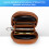 Circular Lens Filter Protector Storage Case for 82mm Filters, PU Leather 8