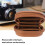 Circular Lens Filter Protector Storage Case for 82mm Filters, PU Leather 4