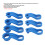 Universal Car Fuel Line Disconnect Tool Set 7pcs Angled ABS Plastic Durable 4
