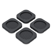 Shock Absorbing MatSquare AntiVibration Pads For Washing Machine And Dryer Floor Protector 4 Pack