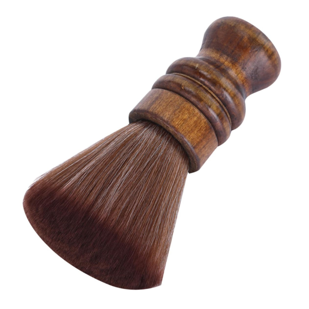 Barber Neck Duster Brush with Ergonomic NonSlip Grip and Soft Bristles for Hair Cutting and Shaving