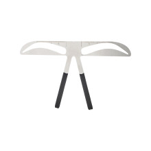 Three Point Positioning Eyebrow Stencil Avoid Blocking And Offers Precise Symmetry Flexible Material Foldable Easy Carry Makeup Accessory