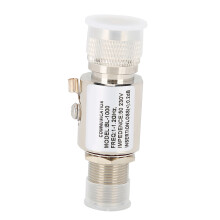 Lightning Surge Protector UHF Arrestor Coaxial Lightning Arrestor, High Surge Power Capability Replaceable Gas Tube Element Low Insertion Loss Weather