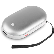 Wiederaufladbare Handwärmer mit 5200-mAh-Notfallakku, ideal für Outdoor-Sportarten und bei Raynaud-Syndrom, mit intelligentem Schutzsystem und